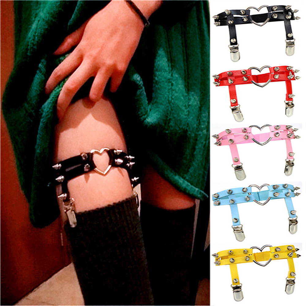 Garter Belt Set - 1 buah cincin kaki elastis kulit