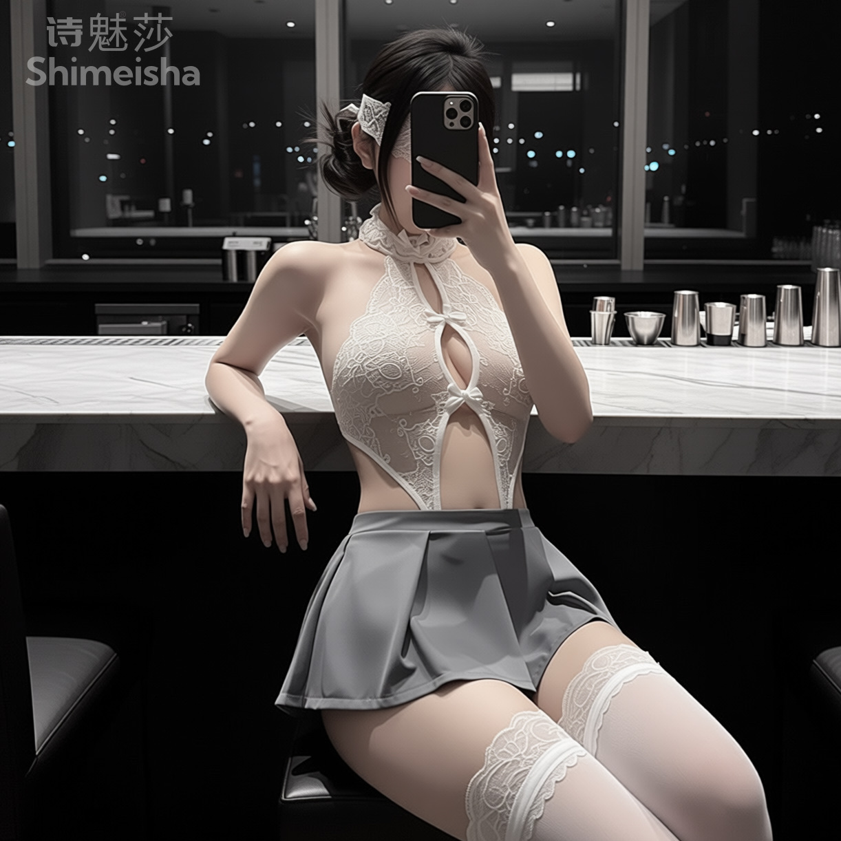 jimiko Set Lingerie Dua Potong - Lace Teddy Lingerie ulasan dan harga
